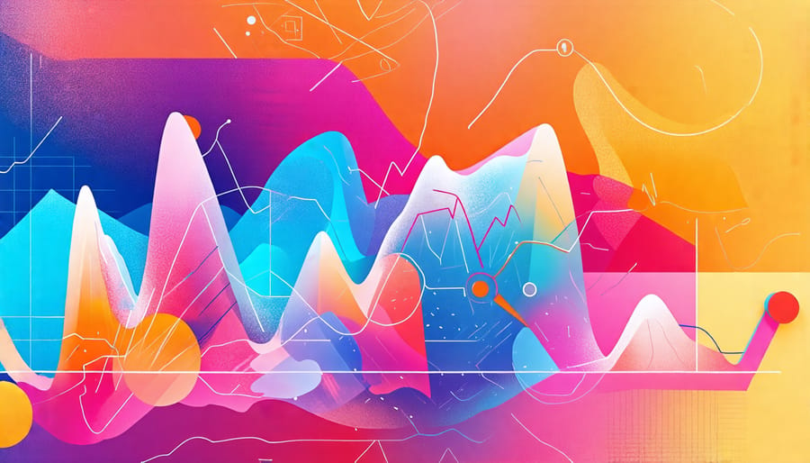 Visual representation of essential marketing metrics like CTR, conversion rate, and engagement