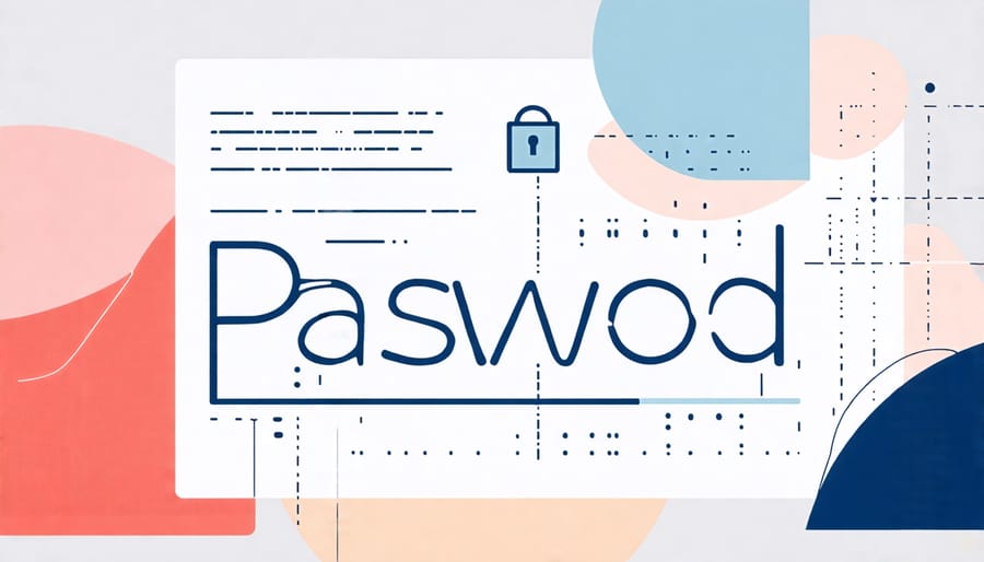 Diagram showcasing effective password creation tips and the use of password managers